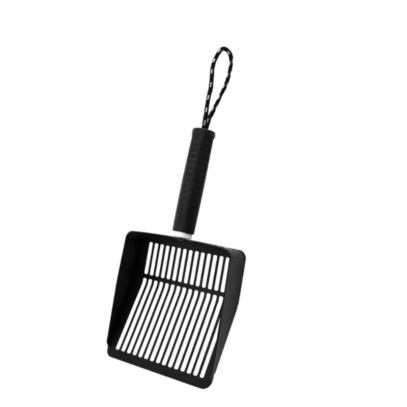 MultiPurpose Cats Litter Scoops Stainless Steel Handle for Household Cage Cleaning Litter Cleaning Tool