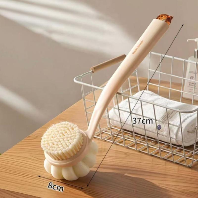 Bath Brush New Household Bathroom Wall-mounted Storage Bath Brush Thickened Soft-bristled Bath Brush
