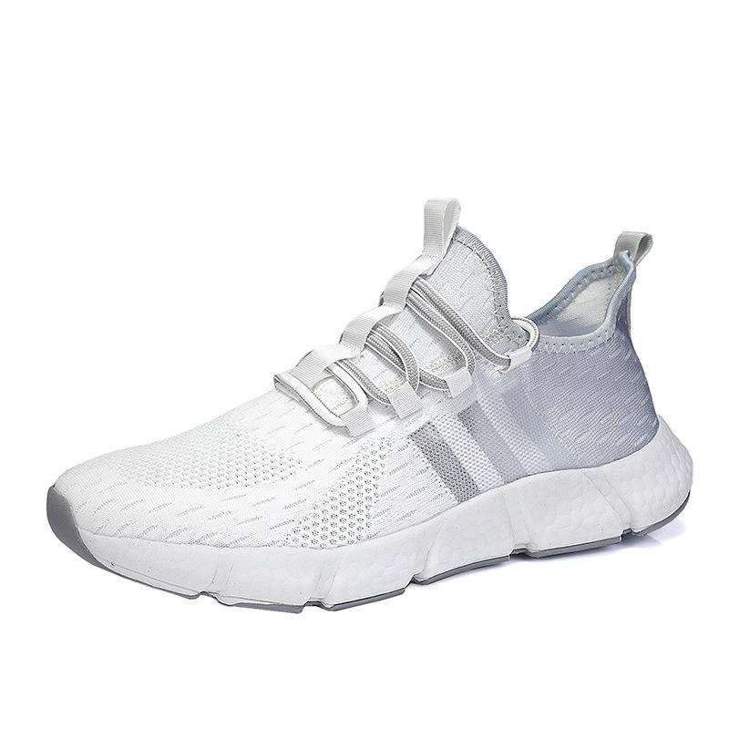 Popcorn Men's Shoes Summer Breathable Trendy Shoes Coconut Thin Running Light Casual Mesh Shoes Men's Casual Versatile