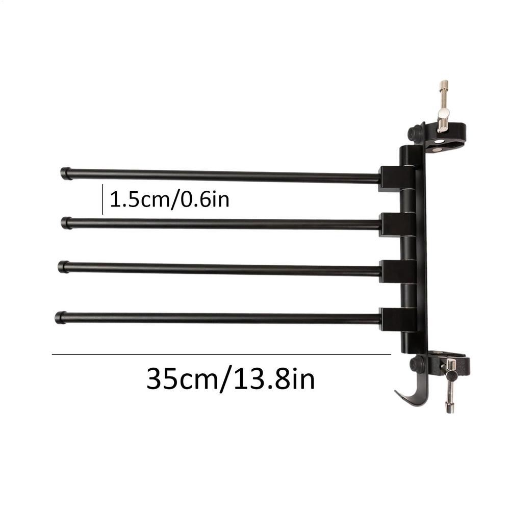

Drying Rack For Clothing No Drilling Easy Installation Hanger RV Ladder-Mounted Clothes Drying Rack For Campers Trailer Travel