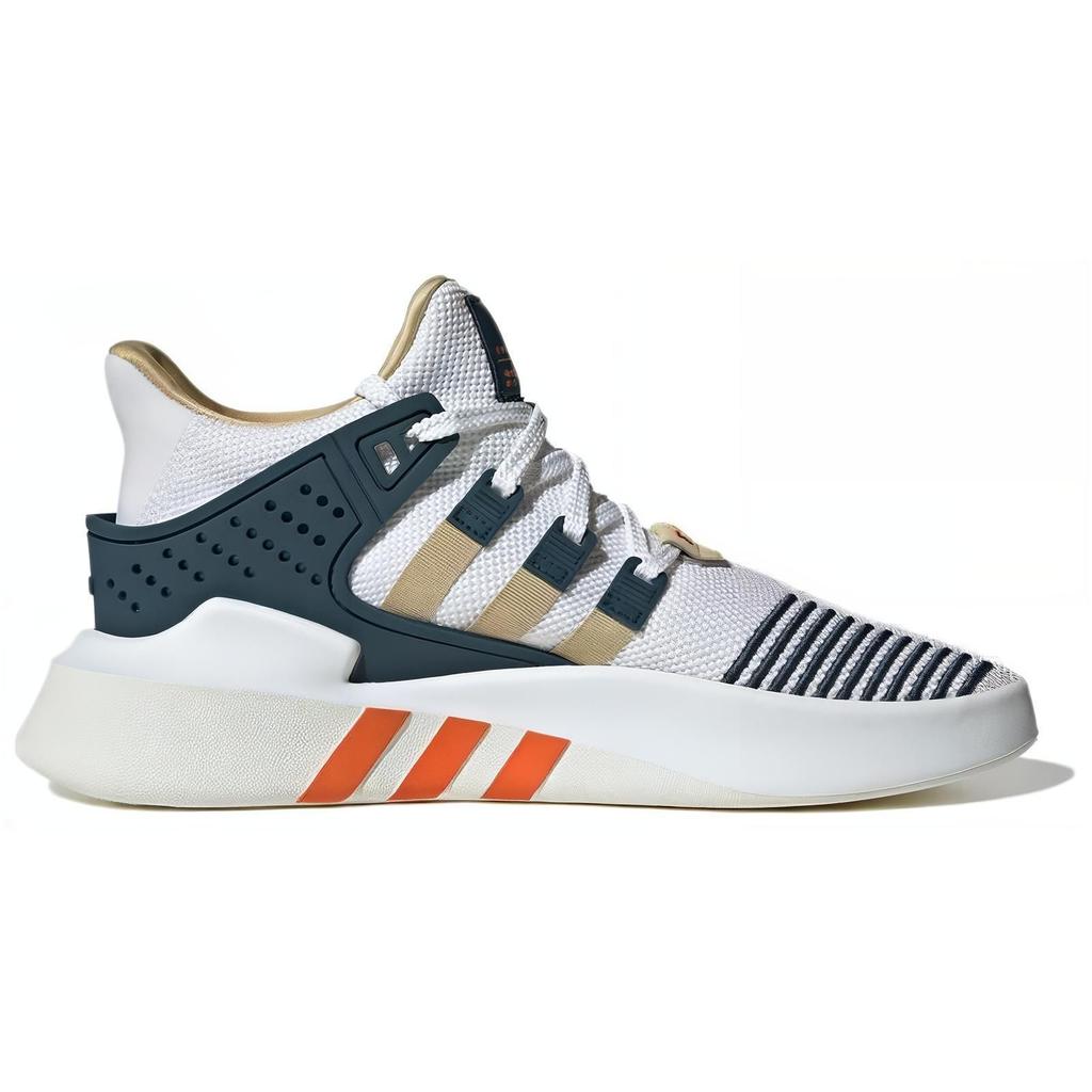 Adidas Originals Eqt Bask Adv Fabric Synthetic Leather Tpu Retro Comfortable Shock Absorbing Durable Mid-Top Lifestyle Casual Shoes JI4272