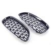 1 Pair Front Hood Single Line Grille Front Kidney Racing Grille Gloss Black 51137181547 51137181548 For BMW Z4 E89 2009-2016