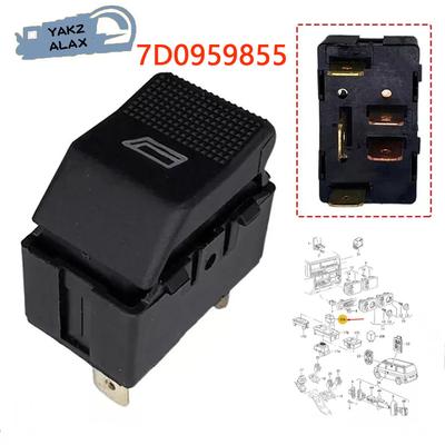 7D0959855 Electric Window Control Switch Regulator Button for VW Transporter T4 1996-2004 7D0 959 855 Car Accessories