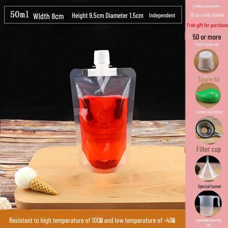 Portable Music Festival Water Bag - Food Grade, Disposable, Essential for Concerts