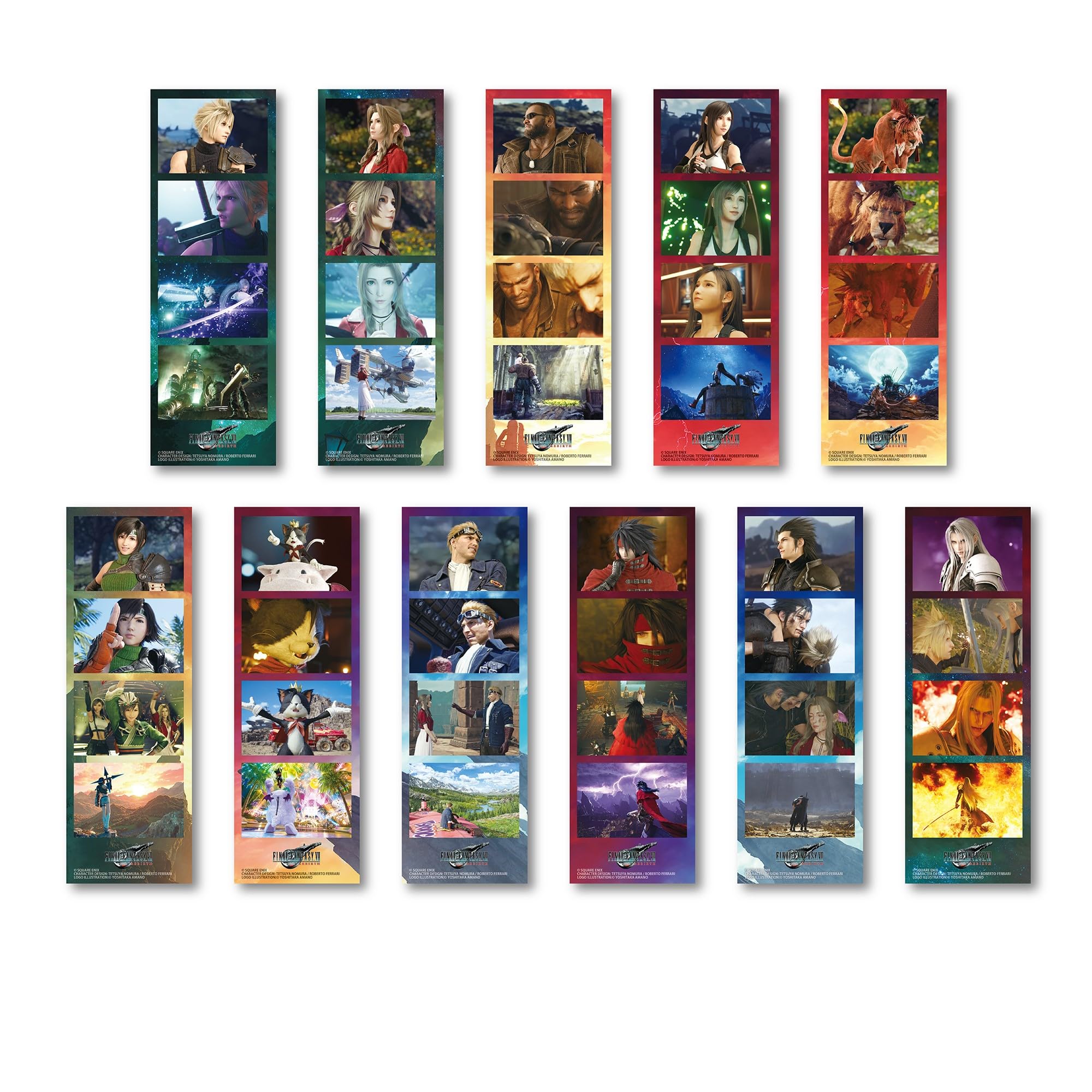 

Final Fantasy VII Reverse Photography Sticker BOX пакеты для продуктов всего 11 типов 1BOX=11 красный