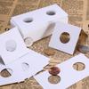 Hicarer 300 Pieces Cardboard Coin Holder Flip Mega Assortment, 2 by 2 Inch for Coin Collection Supplies (20.5 mm for Penny/Dime Size)