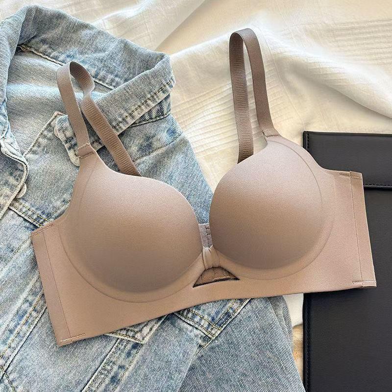 2025 Red Bridal Push-Up Bra: Anti-Sag Lift for Small Chest