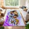 Football Messi Carpet Design for Study Room Playrooms Dining Room Decorate Room Antislip Carpet Anime Office Decor Perfect Gift for Women/Men