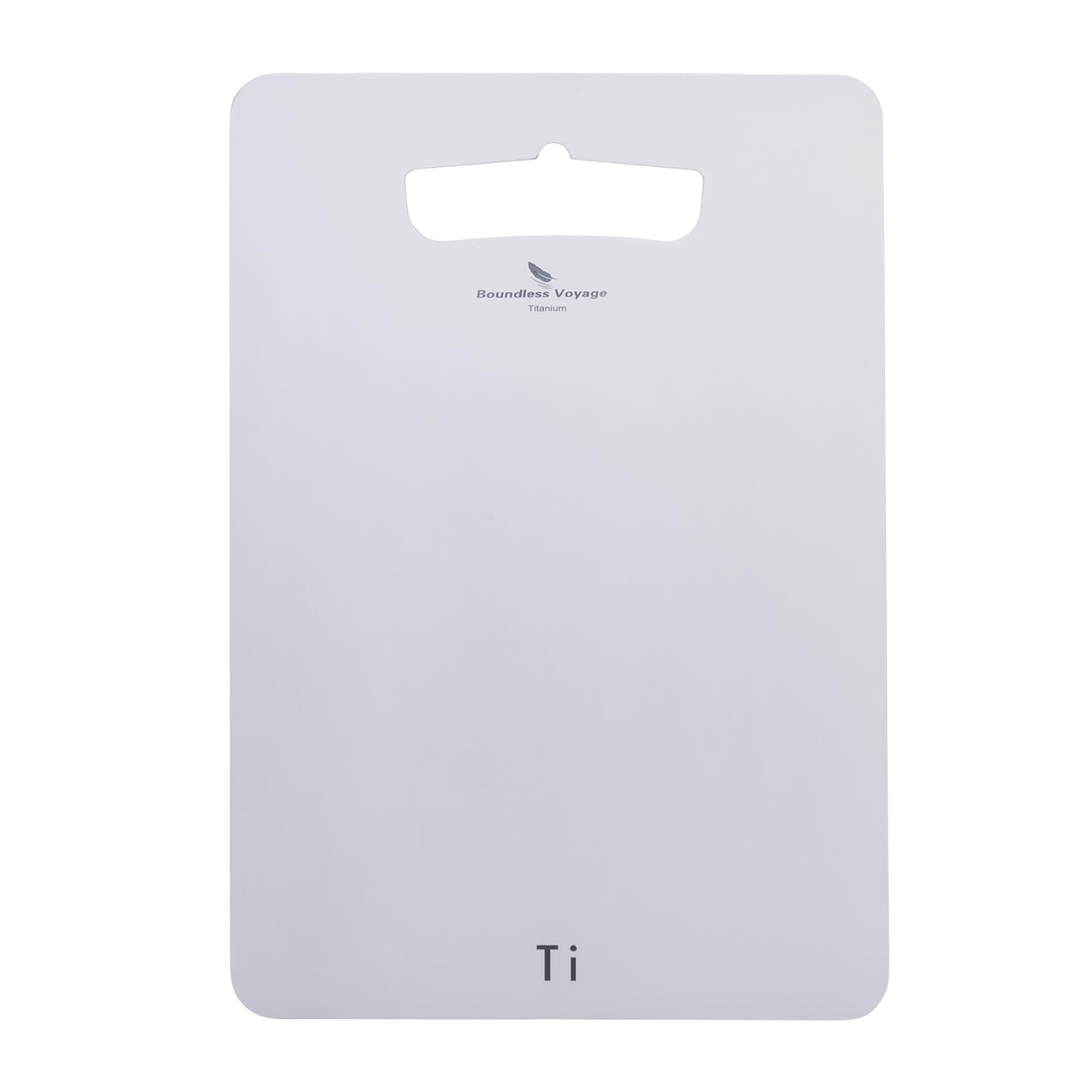 

Boundless Voyage Titanium Cutting Dishwasher Heat Camping Supplies Ti5000P Board, Antibacterial, Safe, Lightweight, Durable, Resistant, Double-Sided,
