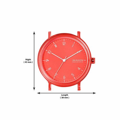Skagen AAREN SKW6603 Men's Watch, Officially Imported, Orange