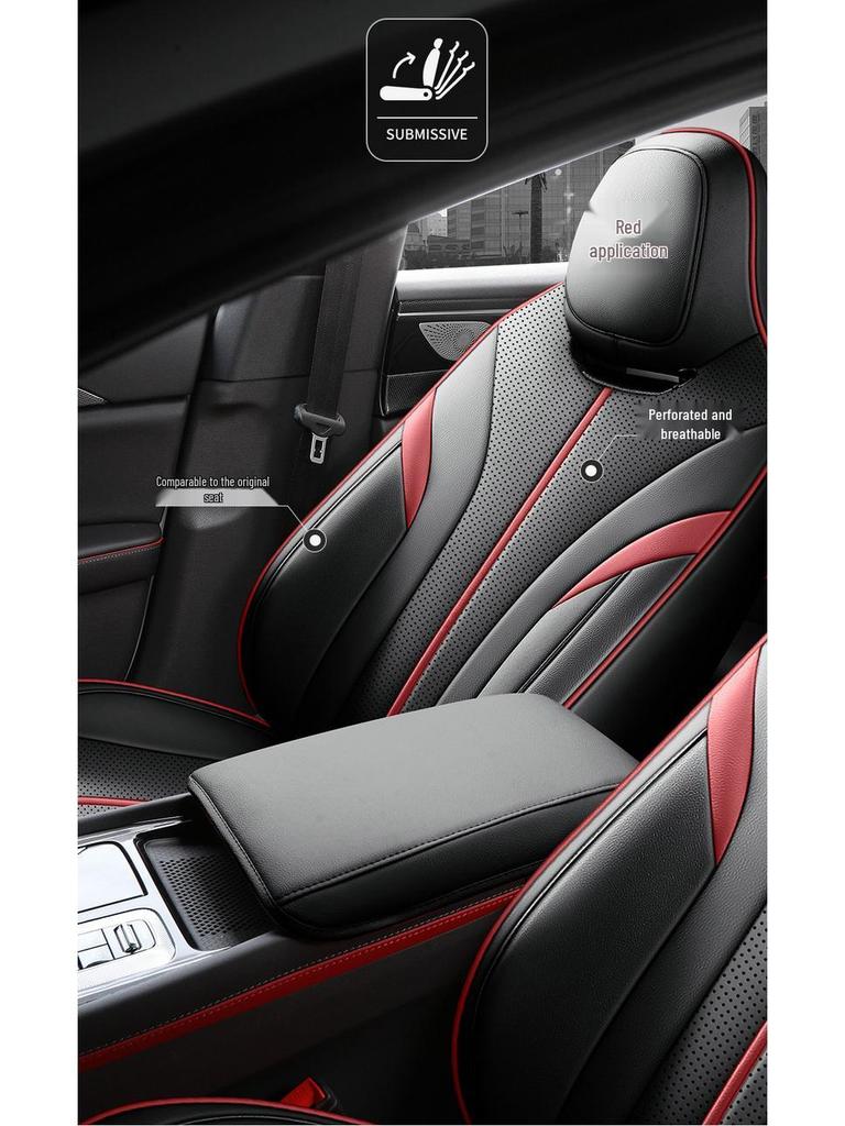 Hongqi H6 Leather Car Seat Cover – Full Surround, Universal Fit for All Seasons, 5-Seat Cars