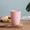 Wheat Straw Circular Mouthwash Cup With Modern Design Suitable For Gifts