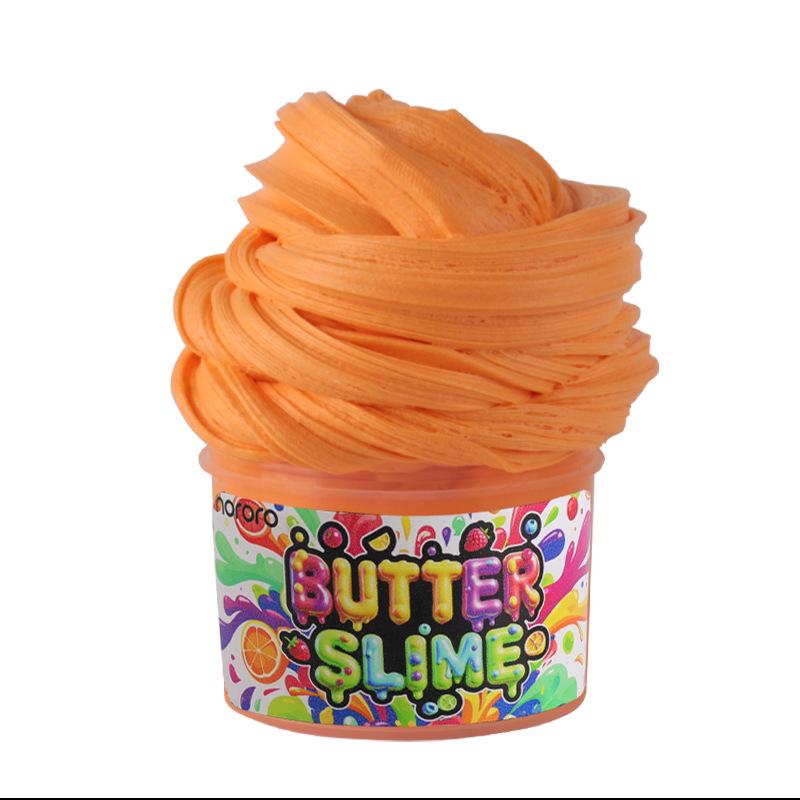 Butter Clay Slime Set: DIY Colored Puffy Gel Bubble Slime Cotton Mud.
