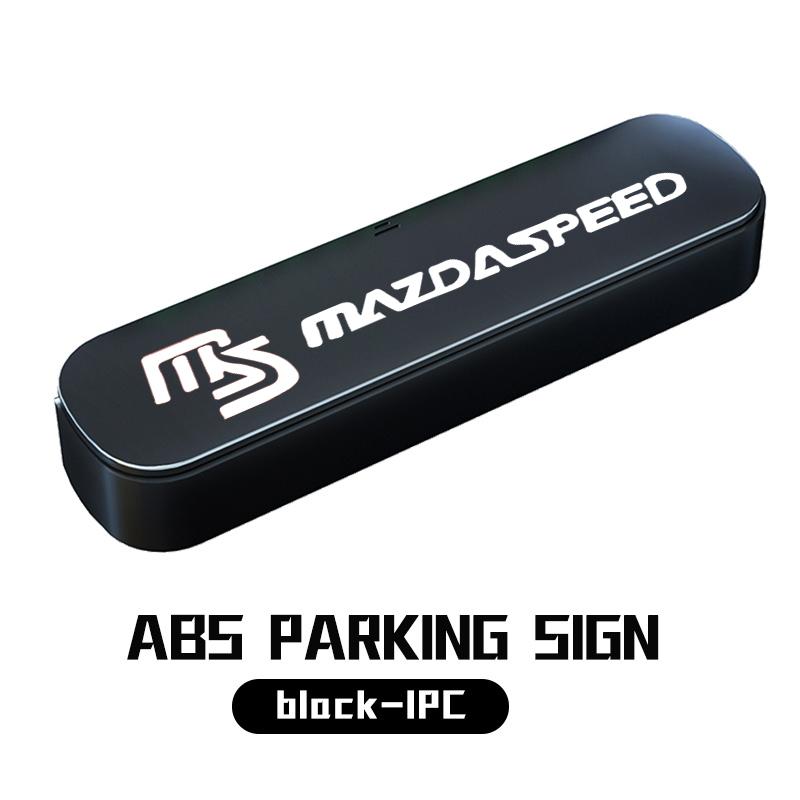 

ABS Car Temporary Parking Card Phone Number Plate Auto Accessories For Mazda CX9 MX5 RX8 Axela Demio Atenza MS GJI GH BK MP