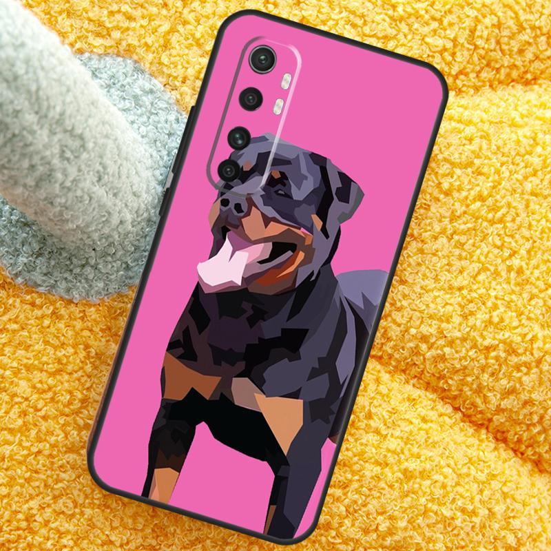 Cute Rottweiler Dog Case For Xiaomi 13T 14T 15T 14 15 Ultra 17 Pro Max Cover For POCO F8 F7 X7 Pro F5 F6 X5 X6