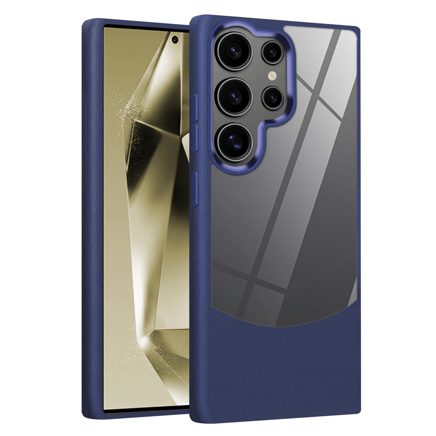 

For Samsung Galaxy S25 Ultra Case TPU+Acrylic Drop-Proof Phone Back Cover Blue