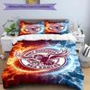 3pcs Duvet Cover Set (1*Duvet Cover + 2*Pillowcase, Without Core), Manly Warringah Sea Eagles Print Bedding Set, Bedroom Decor, All‑Season, Birthday G