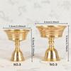 1PC Candle Holder Ghee Lamp Holder Butter Brass Oil Lamp Buddhist Supplies Metal Decor Ornaments