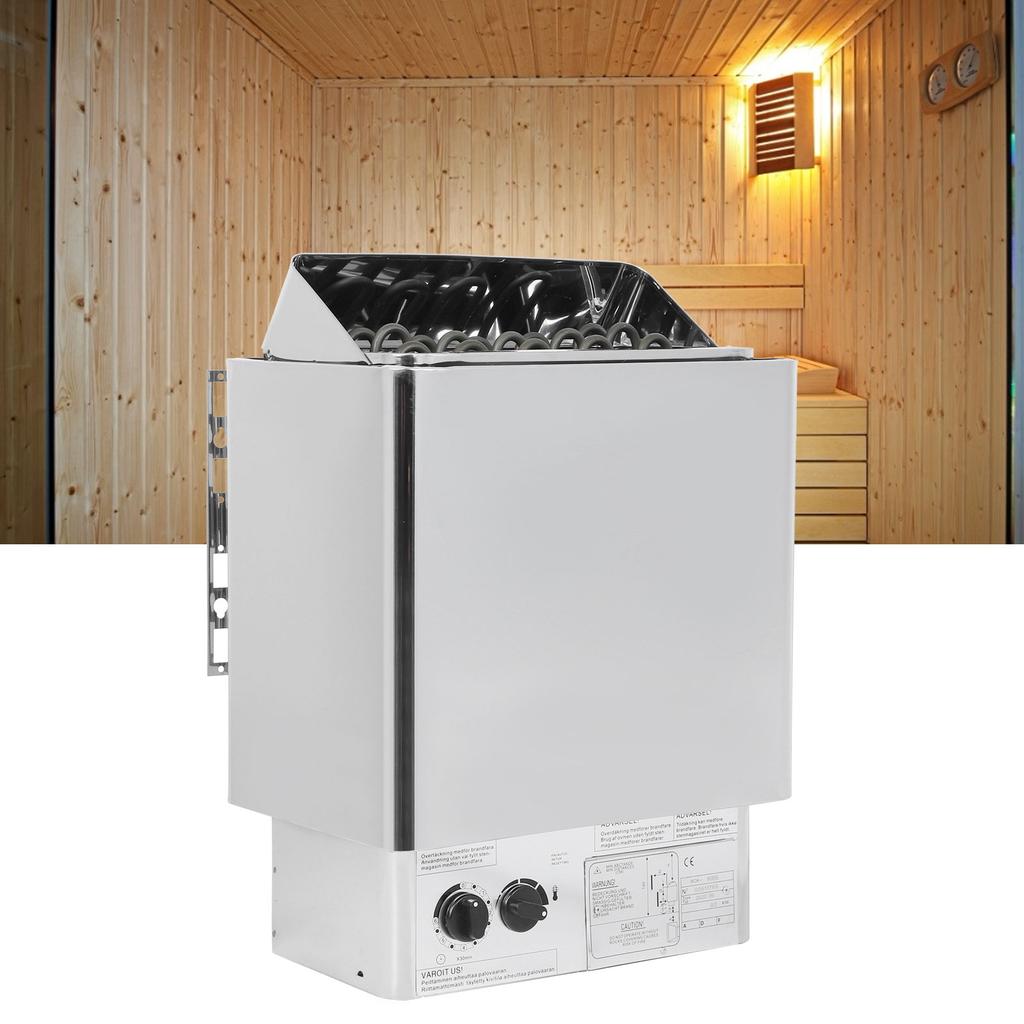 Stufa per Sauna in Acciaio Inossidabile 9KW Riscaldatore Stanza del Vapore Bagno SPA Attrezzatura 220?380V