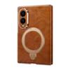 Pro Samsung Galaxy Z Fold8 Fold 8 Široký Ultra Originální Kožený Flip Pouzdro Retro Voskovaná Kůže Luxusní Hovězí Kůže Stojan Kryt Telefonu pro Fold8