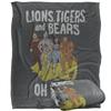 The Wizard Of Oz Lions, Tigers, And Bears Blanket