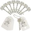 50Pcs Crown Key Bottle Opener Beer Wine Opener Wedding Favors Gifts for Guests Rustic Home  Party Decoration Gift