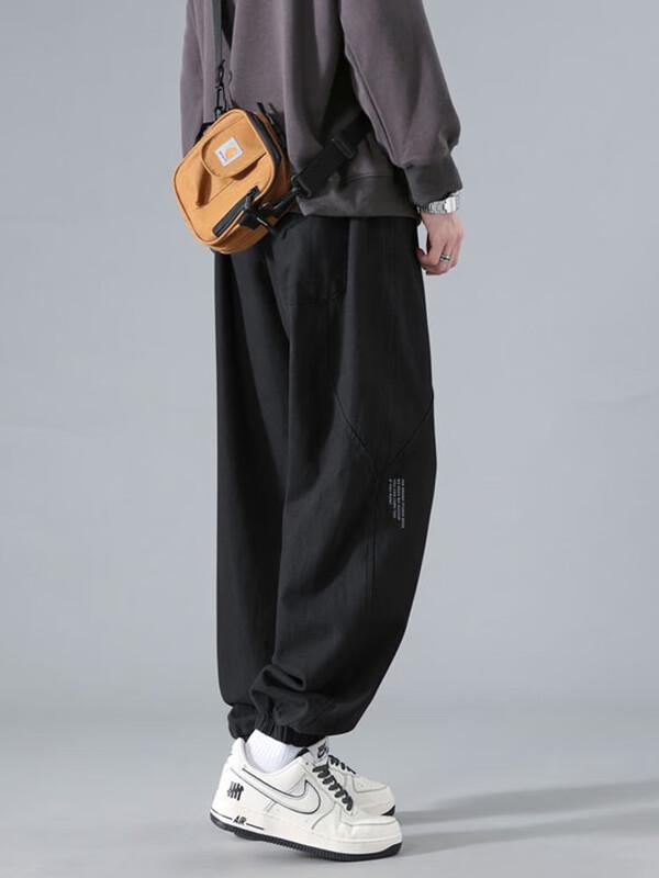 Dingfengbaoluo Men's Tapered Casual Sports Pants