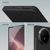 Custodia magnetica per telefono Honor Magic V6 in fibra aramidica Kevlar