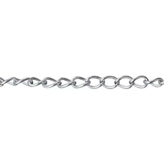 TRUSCO Stainless Steel 304 Mantel x Chain, 2.0mm 5m, TSM20-5M