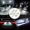 28pcs Led Interior Light Bulb Kit T10 31mm 42mm Dome License Plate Lamp Bulb Car Trunk Replacement Parts as Shown in The Picture