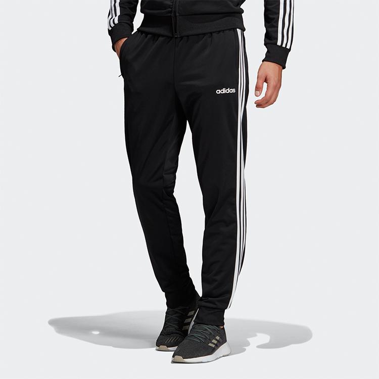 Adidas Essentials 3-Stripes Track Pants Men Bottoms Black DQ3076