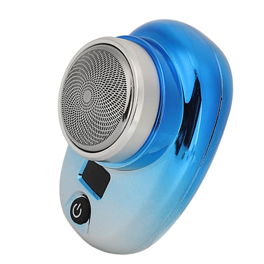 Electric Beard Trimmer Cordless Mini USB Rechargeable LED Display Waterproof Beard Clipper for Men