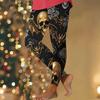 Women's Leggings Vintage Fashion Casual Ankle-Length High Waist  Halloween Golden Floral Skull  Printing Thermal Warm Soft Breathable Micro-elastic