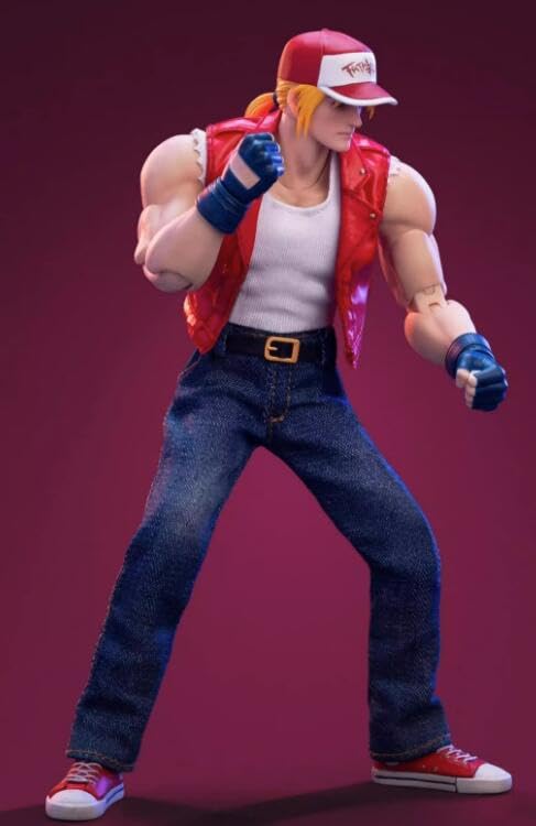 [AC] TUNSHI STUDIO 1/12 THE KING OF FIGHTERS Terry Bogard Movable Action Figure with Body, Head, Costume, and Accessories (Full Set)