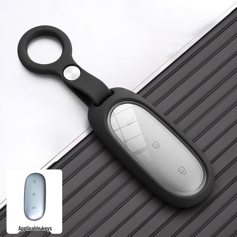 Li Auto L6-L9 Silicone Car Key Case - Protective Shell with Buckle.