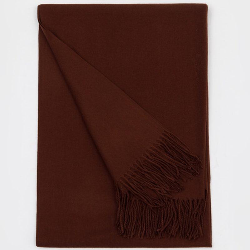 RECLOW MILD Plain Muffler BROWN