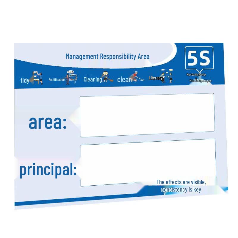 Responsibility Zone Management Sign 20x30cm