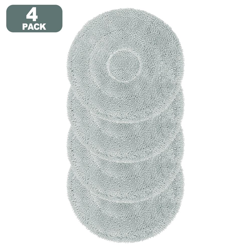 Replacement Microfiber Mop Cloth For Conga X100 / For X-Treme, Vacuum Mopping Pad Compatible For Cecotec, 4 Pack/10