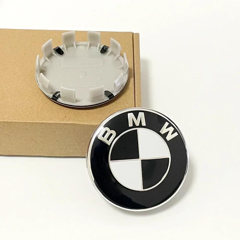 -4Pçs 68MM 56MM Calotas Centrais de Roda para Carro para BMW E90 E46 F10 F30 E87 F20 G20 E60 E39 E92 F11 F31 E61 F25 E36 X3 X5 Acessório para Carro