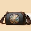 Summer Handbag Embossed Single Shoulder Crossbody Women's Bag Cross-border Artistic and Chinese Style Three-layer Pillow Bag