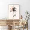 Abstract Watercolor Lotus Flower Posters Prints Colorful Floral Botanical Canvas Painting for Living Room Decor Wall Art Picture