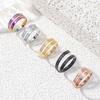 Ayatul Kursi Scripture Open Ring Islamic Muslim Religion Quran Adjustable Stainless Steel Ring Women Arabic Calligraphy Jewelry