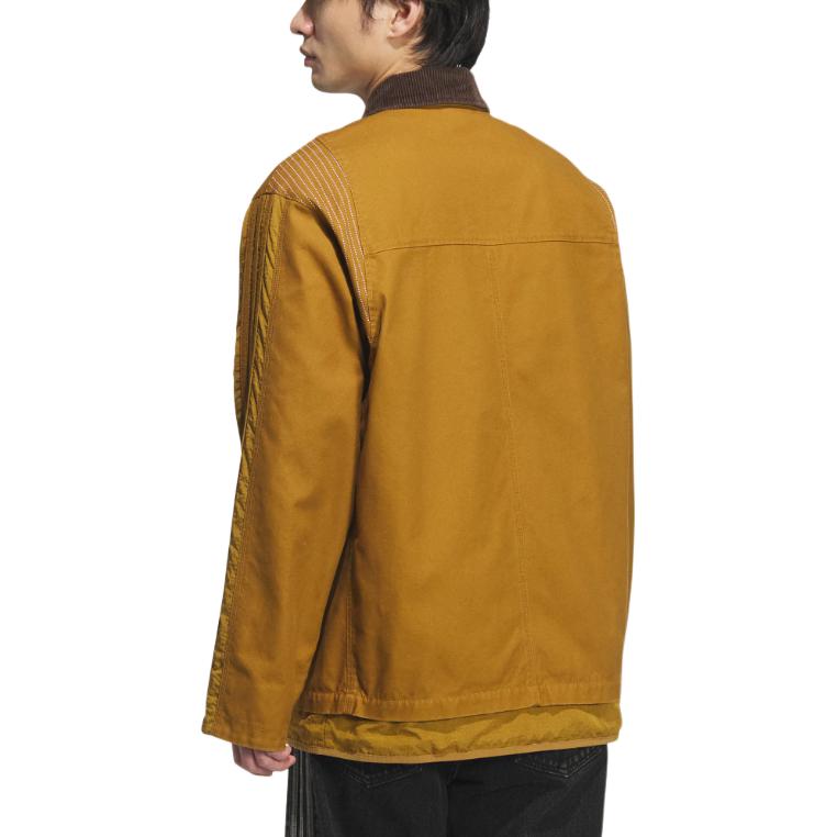 Adidas Originals FW25 Wabash Jacket Fashion Comfortable Versatile Lapel Loose Jacket Men Jacket KS5952