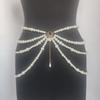 Waist Chain, Thickness Varies, Pearls Meet, Multiple Layers of Tassels, Side Chains, Waist Chains, Waist Accessories, Holiday Party Accessories