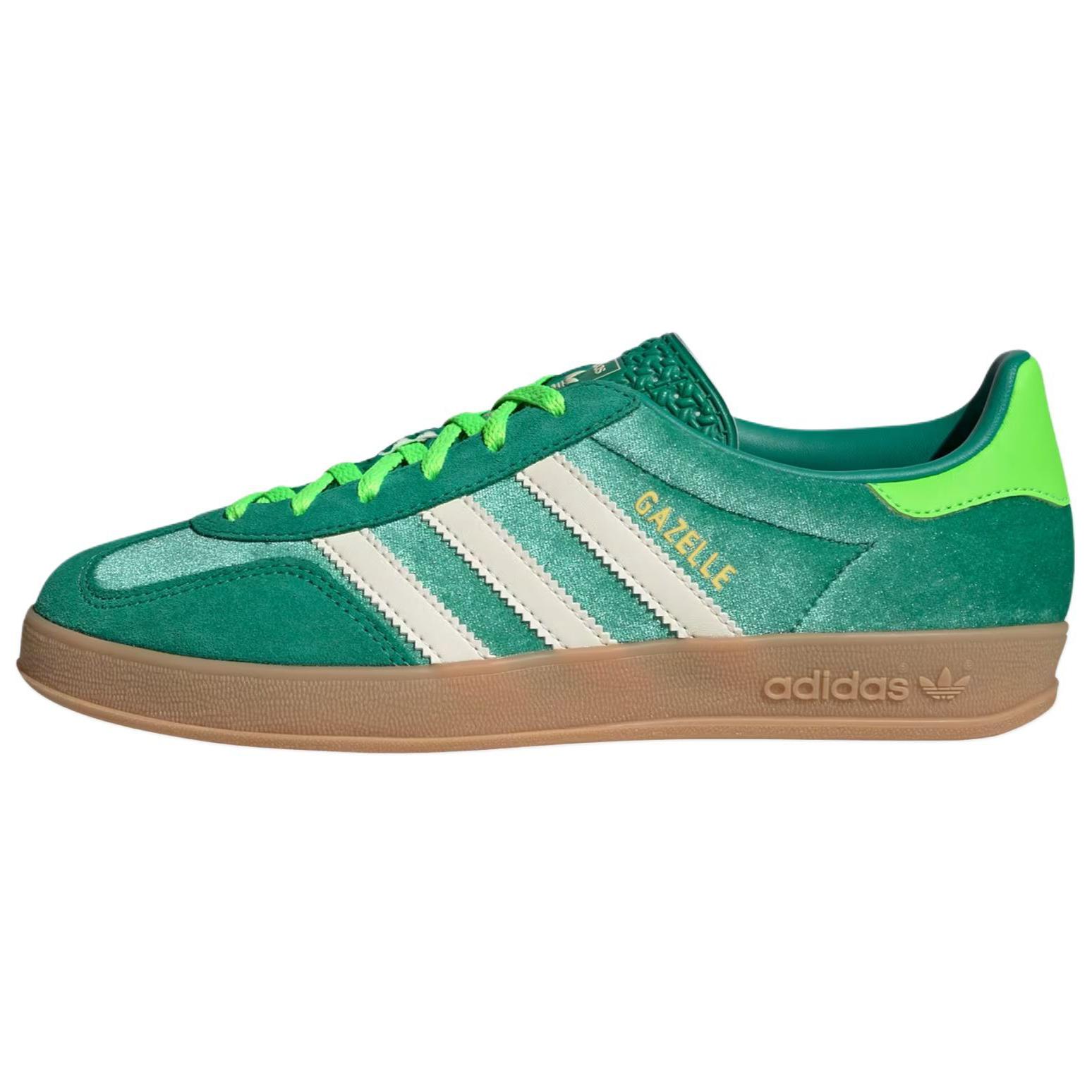 adidas Gazelle Indoor Semi Court Green Velvet (Women s) 37