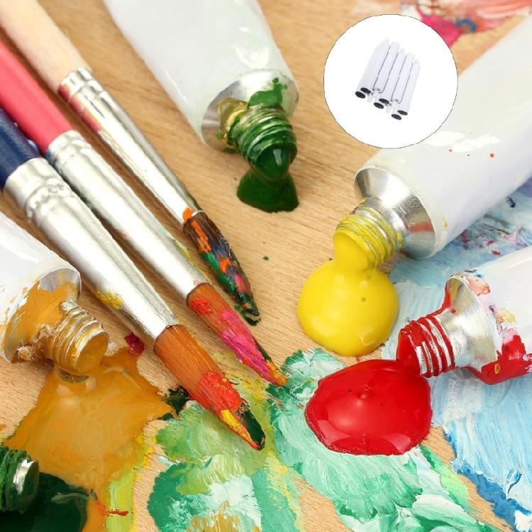 10 Empty Aluminum Paint Tubes Spill Proof Designs Portable for Artists Craft Storing Acrylic Oil Watercolor Paints