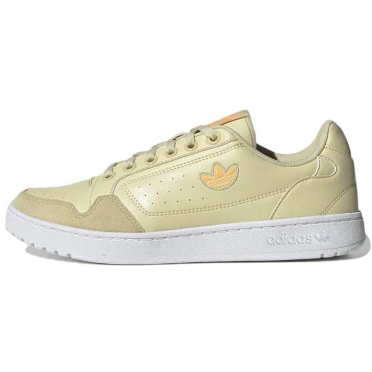 Adidas Originals Ny 90 Non-Slip Shock Absorbing Low-Top Skate Shoes Unisex Skate Shoes Beige Brown GY8253