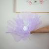 Simulation 3D Gauze Artificial Flower 50cm Big Giant Mesh Flower Hollow Silk Flower  Window Display