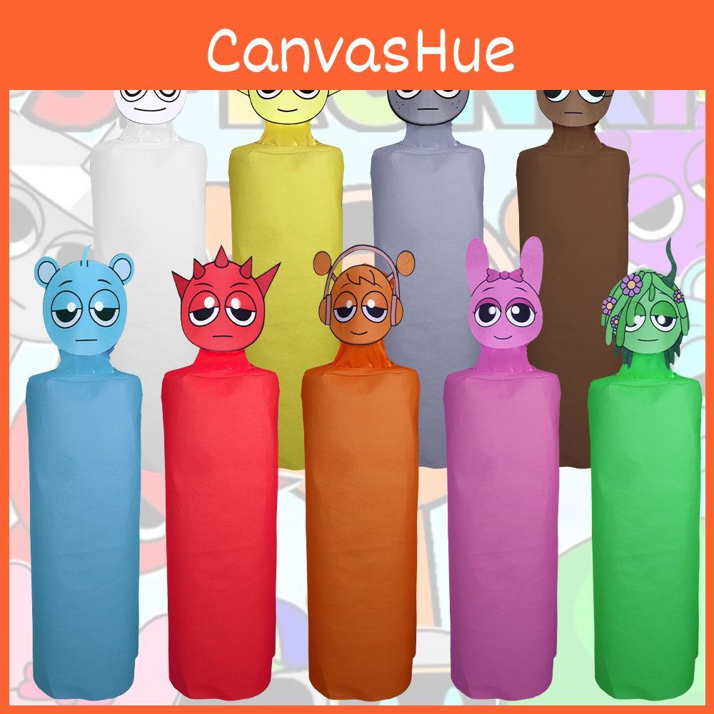 Incredibox Cosplay Sprunki Jumpsuit Polyester Costume Dance Party Performance