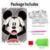 Disney Pearl Painting Mickey Pearl Art Painting Wall Suitable for Home Office Decoration Handmade GiftsElegant